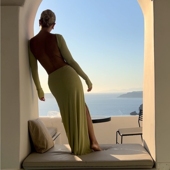 SOLD OUT ONLINE 💚✨ MESHKI CHRISTINA DRESS - Picture 5 of 5